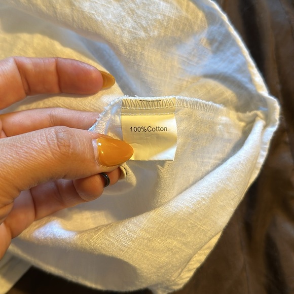 Hotouch white button down short sleeve in X-Large - Picture 4 of 4